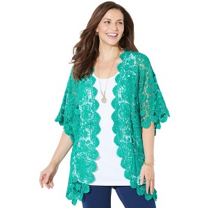 Catherines Graceful Crochet Duster - 1 of 4