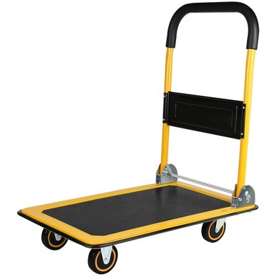 Vynxaria Moving Platform Hand Truck Home Large Foldable Push Cart Dolly 330 lbs Capacity