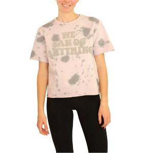 Elevenparis Womens French Terry Crop Embellished T-Shirt - 1 of 4
