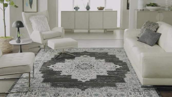 Nourison Passion Center Medallion Bohemian Indoor Rug, 2 of 22, play video