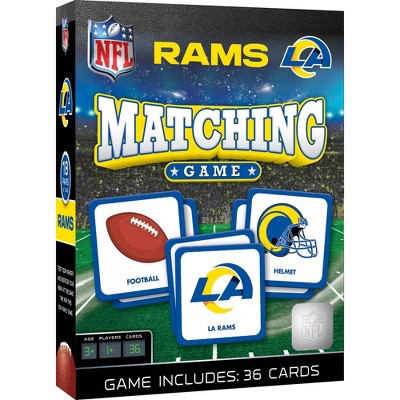 MasterPieces Sports Games - Los Angeles Rams NFL Matching Game - Game for Kids and Family - Laugh and Learn