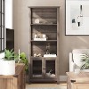 Taylor & Logan 87" Willis Modern Farmhouse Bookcase with Glass Door - 3 of 4