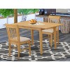Dinette Set Table with Chairs - Small Kitchen Table Set - Coastal Dining Room Furniture - 2 of 4