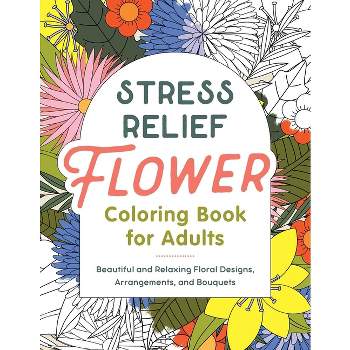 Magical Flowers: A Reverse Coloring Book for Adults: Have you ever imagined  color in reverse? You draw the lines, a stress relief, anxiety relief