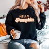 Simply Sage Market Women's Graphic Sweatshirt Retro Hello Pumpkin - 2 of 4