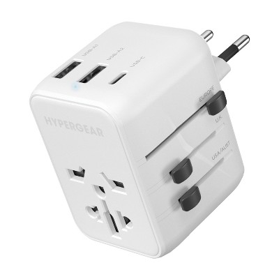 HyperGear® WorldCharge Universal Travel Adapter with USB/USB-C®