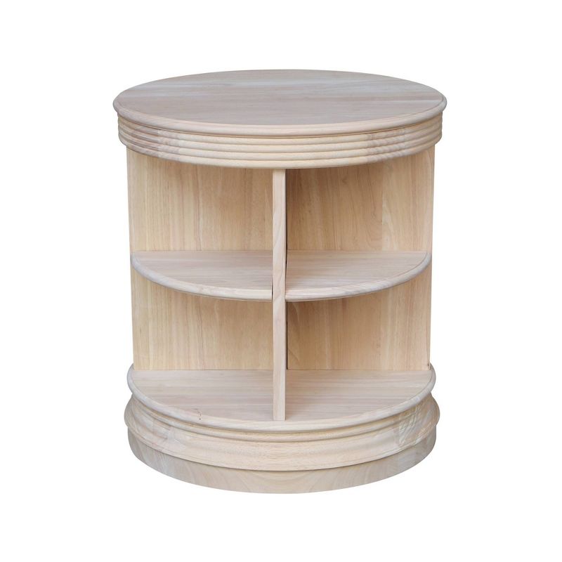 Library Round End Table - International Concepts, 3 of 10