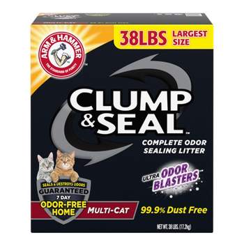 Arm & Hammer Clump & Seal Multi-Cat Litter - 38lbs