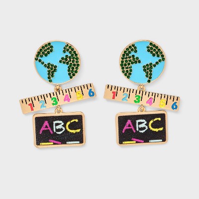 SUGARFIX by BaubleBar Cubic Zirconia Brainy Bunch Statement Earrings - Gold