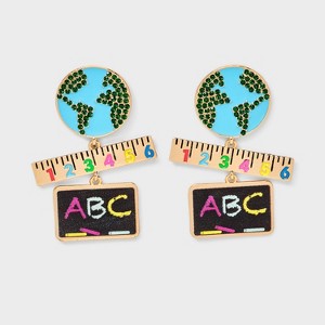 SUGARFIX by BaubleBar Cubic Zirconia Brainy Bunch Statement Earrings - Gold - 1 of 2