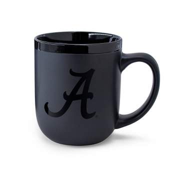 NCAA Alabama Crimson Tide 12oz Ceramic Coffee Mug - Black
