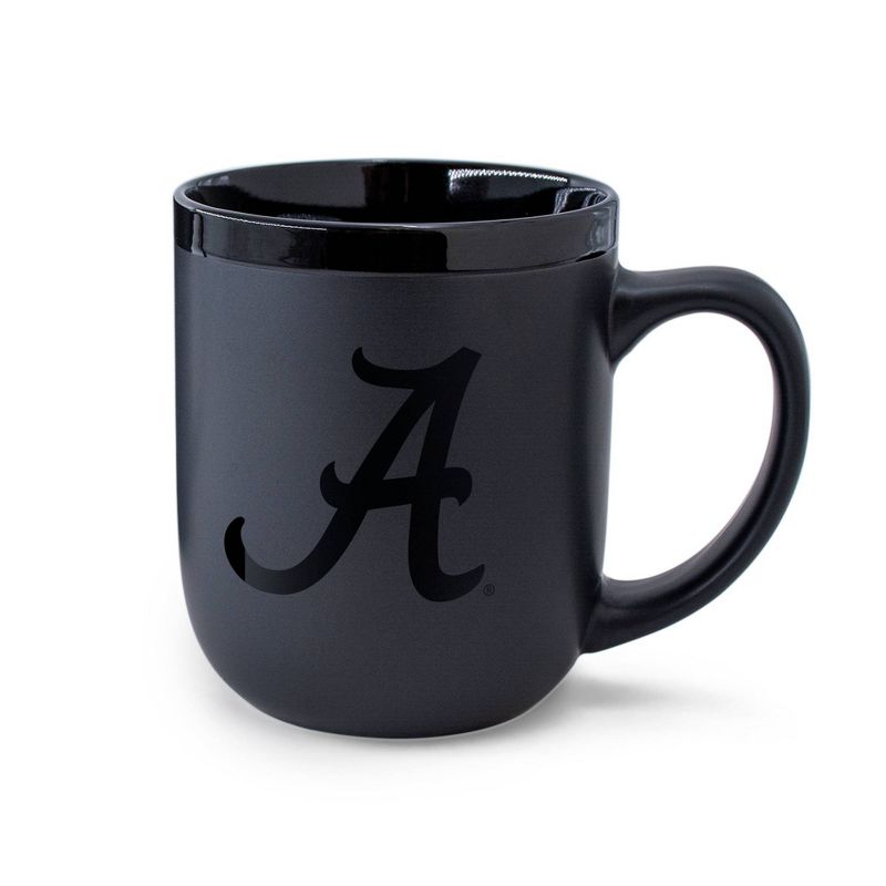 NCAA Alabama Crimson Tide 12oz Ceramic Coffee Mug - Black, 1 of 4