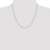 Black Bow Jewelry 0.7mm 14k Yellow Gold Solid Box Chain Lobster Clasp Necklace - 2 of 4