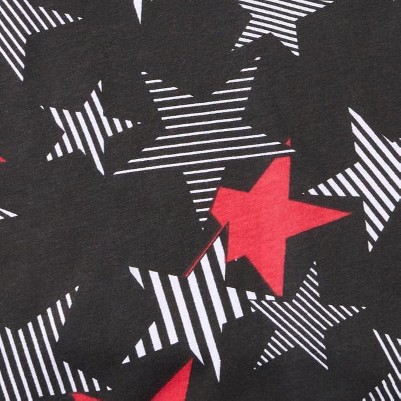 black striped stars