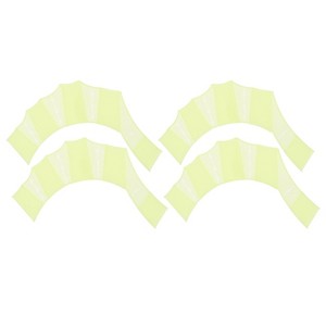 Unique Bargains Silicone Resistance Lightweight Aquatic Webbed Swimming Fins 2 Pairs - 1 of 4