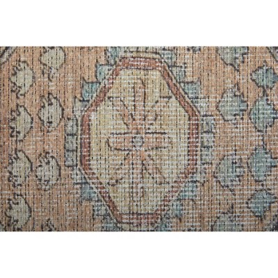 Elegant Percy Black Chenille 8'x6' Washable Rectangular Rug