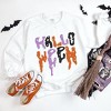 Simply Sage Market Women's Graphic Sweatshirt Dripping Halloween Stars - 3 of 4