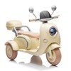 Whisen Kids Ride On Level Up Two-Seater Motorcycle, Portable Storage Hooks & Oversized Trunk, Gift For Kids 3-6 - 2 of 4