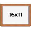 PosterPalooza | Modernist Brown Picture Frame - UV Acrylic, Backing Board, Hanging Hardware Included - 2 of 4