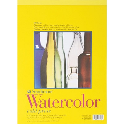 Strathmore Watercolor Paper Pad 11"X15"-12 Sheets
