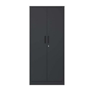 Vynxaria Black Utility Storage Cabinets - 71" Tall Lockable Garage and Office Cabinet with Adjustable Shelves - 1 of 4
