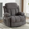 Ridstar Rocking Massage Sofa with Heating Function and Cup Holder For Bedroom & Living Room-Grey - 2 of 4