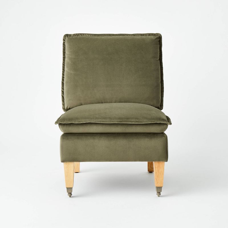 Talbert Pillow Top Slipper Chair with Casters - Threshold™ designed with Studio McGee, 4 of 15