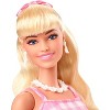 Barbie The Movie Collectible Doll – Margot Robbie as Barbie Wearing Pink Gingham Dress - 3 of 4