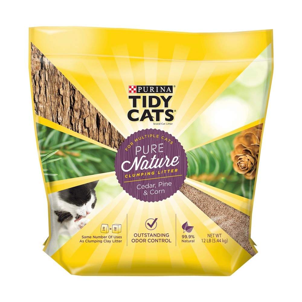 UPC 070230147448 product image for Purina Tidy Cats Pure Nature Cedar/Pine/Corn Multiple Cats Clumping Natural Cat  | upcitemdb.com