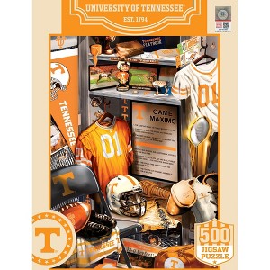 MasterPieces 500 Piece Puzzle - Tennessee Volunteers Locker Room - 15"x21" - 1 of 4