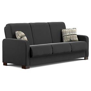 Thora Convert-a-Couch Black - Handy Living