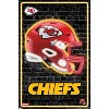 Trends International NFL Kansas City Chiefs - Neon Helmet 23 Unframed Wall Poster Prints - 4 of 4