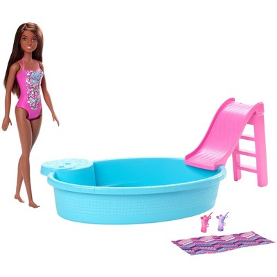 barbie lego pool