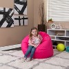 Emma and Oliver Small Bean Bag Chair for Kids and Teens - 3 of 4