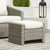 Spruce & Spring Outdoor Wicker Patio Furniture Swivel Chair - 3 of 4