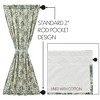 Dorset Green Floral Door Panel 72x40  VHC Brands - 3 of 4