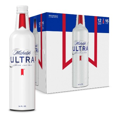 Michelob Ultra Superior Light Lager Beer, 12 cans / 12 fl oz