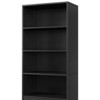 71" Bookcase, Industrial Book Storage Shelves with Doors, Home Storage Cabinet for Living Room, Bedroom, Office - 4 of 4