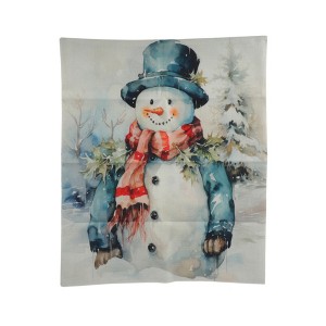 Unique Bargains Dining Chair Slipcovers Linen Pink 22.83"x19.29" 1 Pc - 1 of 4