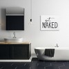 Stupell Industries Get Naked Humorous Casual Bathroom Typography Sign, 24" x 30" - 2 of 4