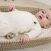 Macrame Pacifier Clip - Baby Pacifier Holder Leash Boho Wooden Clips - Teething Toy with Handmade Braided Cotton Modern Unisex Baby Gift (Multicolor) - 3 of 4