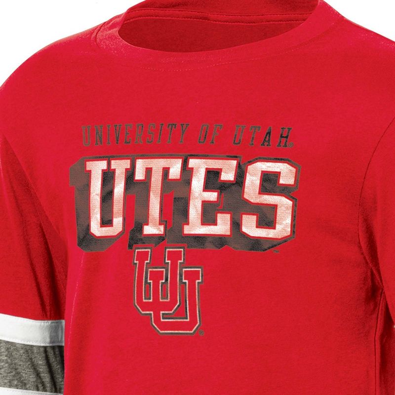 NCAA Utah Utes Boys&#39; Long Sleeve T-Shirt, 3 of 4