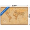 Trends International Antique World Map 2023 Unframed Wall Poster Prints - 3 of 4