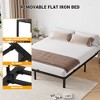 14i NCH Bed Frame Platform,14 Inch Metal Bed Frames No Box Spring Needed,Heavy Duty Steel Slat Mattress Foundation - 4 of 4