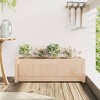 vidaXL Garden Planter 35.4"x12.2"x12.2" Solid Wood Pine - 3 of 4