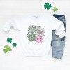 Simply Sage Market Women's Graphic Sweatshirt Stay Gold Lucky Shamrocks St. Patrick's Day - 3 of 3