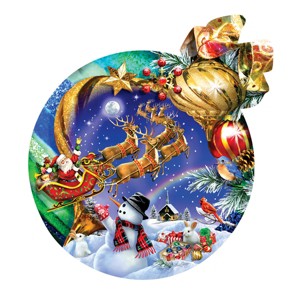 Sunsout Christmas Ornament 750 pc Special Shape Christmas Jigsaw Puzzle 95070 - 1 of 4