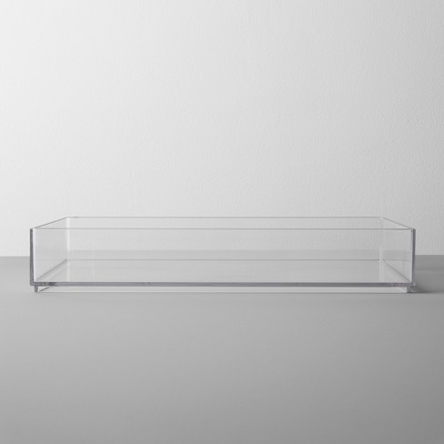 Plastic Organizer Tray 12 W X 8 D X 2 H Clear Made By Design