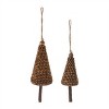 Wood Beaded Pine Tree Ornament (Set of 4) - 2 of 4