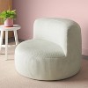 Corduroy Compressed Foam Chair Cream - Room Essentials™ - 2 of 4